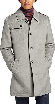 Mens Clothing Coats Long coats and winter coats for Men Jil Sander Cotton Contrast-collar Trench Coat in Grey Grey 