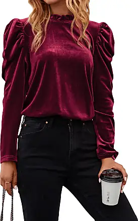Floerns Women's Choker Neck Cutout Keyhole Sexy Long Sleeve Tee Shirts Tops  : : Clothing, Shoes & Accessories