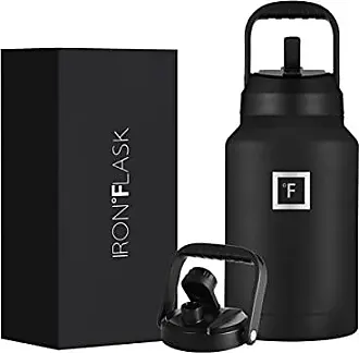 IRON °FLASK Sports Water Bottle - 14 Oz, 3 Lids (Spout Lid), Vacuum  Insulated Stainless Steel, Modern Double Walled, Simple Thermo Mug, Hydro  Metal