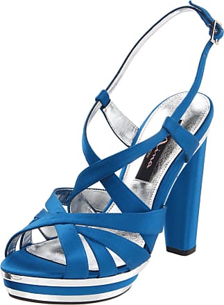 Nina Nina Womens Ushi Platform Sandal,Azul,5.5 M US