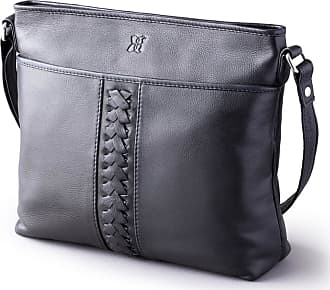 Lakeland Leather Tally Duo Leather Cross Body Bag in Navy