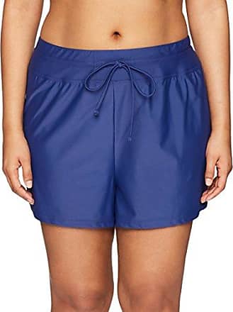 navy plus size swim shorts