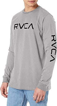 RVCA Mens Graphic Long Sleeve Crew Neck Tee Shirt