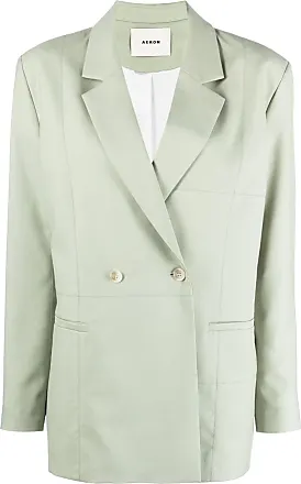 AERON logo-button waistcoat - Green