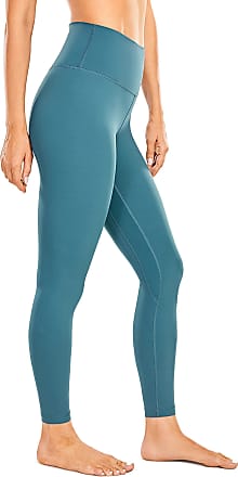 High Waist Matte Soft Workout Tights Running Pants CRZ YOGA Women's Brushed Naked Feeling Yoga Leggings 25 Inches 