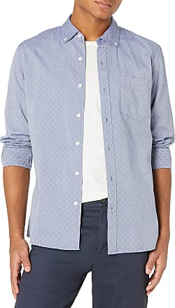 Goodthreads Mens Standard-Fit Long-Sleeve Dobby Shirt Brand 