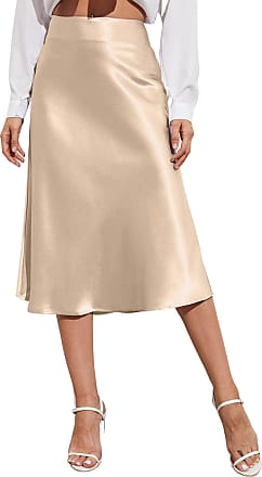 JOSEPH Basing Silk-blend Midi Skirt in Light Beige Natural Womens Clothing Skirts Mid-length skirts 