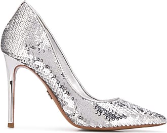mk silver heels