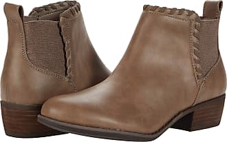 Skechers Womens Ankle Bootie Boot, Dark Taupe, 6.5