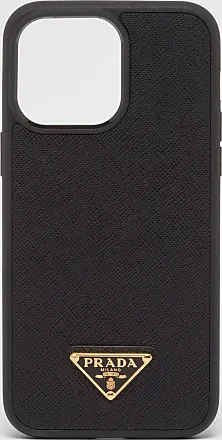 Prada Saffiano Leather iPhone 14 Pro Case - Black
