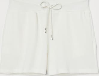 white sweat shorts womens