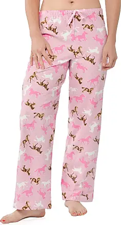 Leisureland Women's Cotton Flannel Long Sleeve Pajama Set, PJs Sleepwear