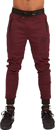 Misaky Men's Running Pants Casual Solid Basic Active Fleece Jogger Waist Sports Pants Thickened Pants 