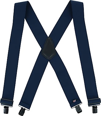 MENDENG Suspenders for Men Heavy Duty Swivel Hooks Retro X-Back Adjustable Brace 