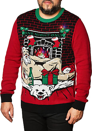 Express Your Polar Bear Unisex Mens Knit Christmas Ugly Sweater Funny Fairisle Pullover X-Large 