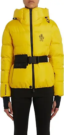 Bouquetin belted quilted down ski jacket