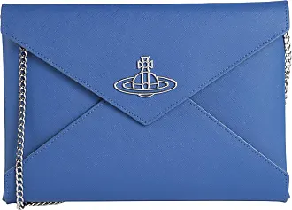 Vivienne Westwood saffiano leather envelope clutch bag