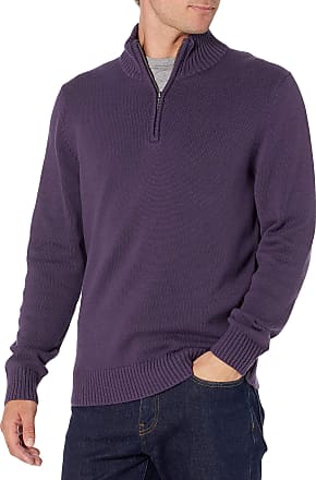 Goodthreads Men's Soft Cotton Long-Sleeve Quarter Zip Sweater Brand 