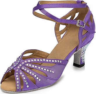 Miyoopark Ladies Trendy Satin Latin Dance Sandals Wedding Shoes MY-L014