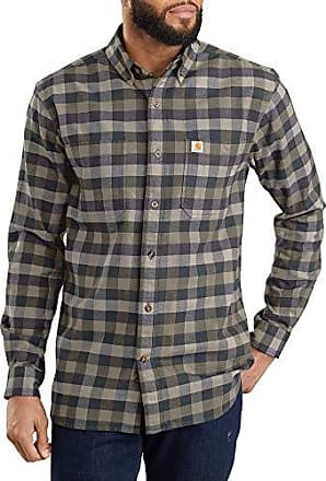 Carhartt Mens Hubbard Flannel Long Sleeve Shirt Regular and Big /& Tall Sizes Shirt