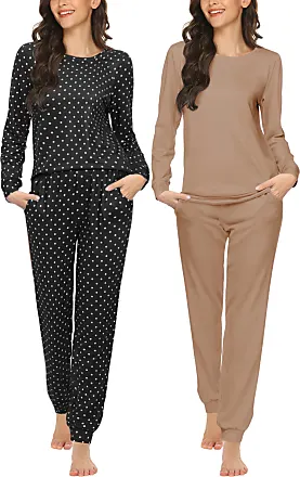 Buy Ekouaer Couples Matching Pajamas Sets Velvet PJs Set for Men and Women  Velour Long Sleeve Sleepwear S-XXL, Black, XX-Large at
