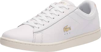 ladies pink lacoste trainers