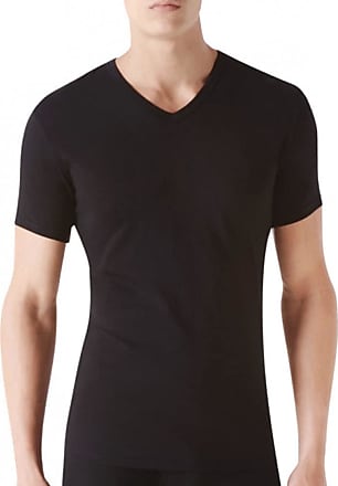 Fashion Shirts V-Neck Shirts daisy fuentes V-Neck Shirt black-light grey abstract pattern casual look 