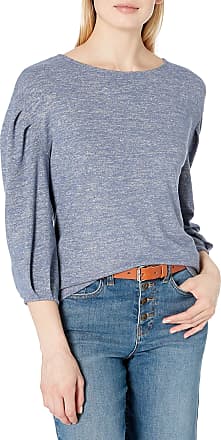 Brand Daily Ritual Womens Lightweight Lived-In Cotton Puff-Sleeve T-Shirt 