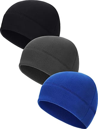 Syhood Black 4 Pack Soft Cotton Sleep Caps Men's One Size NEW