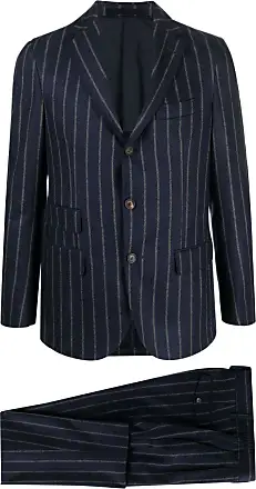 Eleventy pinstriped single-breasted suit - Grey