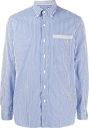 Xiarookp Fashion Mens Stripe Shirt Top Buttons Pocket Tee Shirt Casual Short Sleeve Blouse 