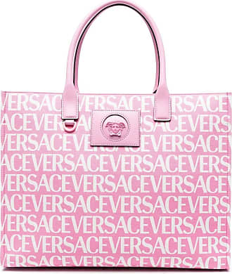 Versace Pink Mini Crystal Repeat Bag - 1p88v-pale Pink-vers
