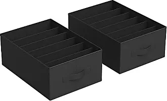 Lot de 4 boîtes de rangement Locker 60L coloris noir