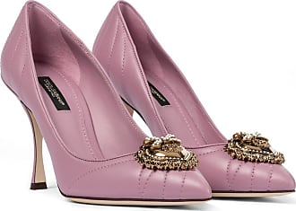 dolce and gabbana pink plastic heels