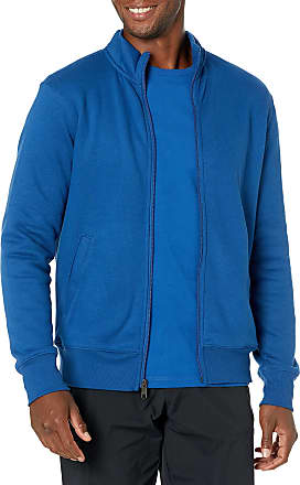 Essentials Men's Full-Zip Fleece Mock Neck Sweatshirt 