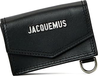 Jacquemus La Porte Grained Leather Cardholder in Black for Men