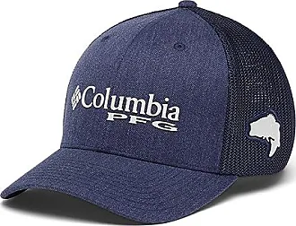 Columbia Unisex PFG Hooks Mesh Ball Cap - Low, Black/Gold, Large/X