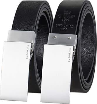 Calvin Klein Men's Casual CK Monogram Cut Out Buckle Belt, Dark Brown,  Small (30-32) : : Clothing, Shoes & Accessories