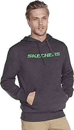 skechers sweatshirts mens grey