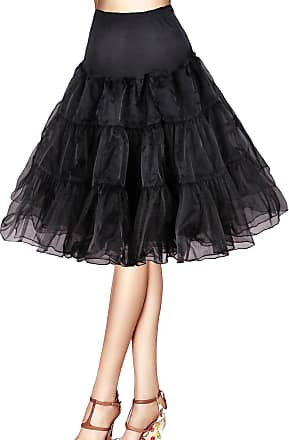 Flora Fancy Gothic Lolita Underskirt/Rock n Roll Petticoat/50s/80s Vintage Net Skirt,18 Length 
