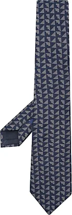 Emporio Armani Silk-Cotton Jacquard Tie