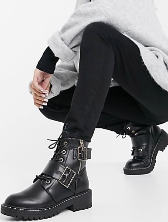 new look buckle boots