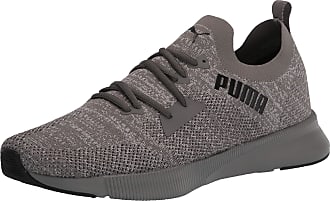 gray puma tennis shoes