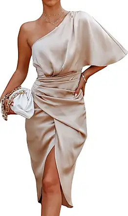 Cupshe Women's Belted Mini Wrap Dress V Neck Tulip Short Sleeve Casual Dress