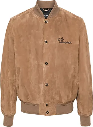 Ernest W. Baker velvet-effect bomber jacket - Brown