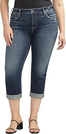 Capri Pants for Women Fashion Lace Printing Jeans Stretch Plus Size Splice  Elastic Waist Casual Leggings Pants, Dark Blue, Large : :  Clothing, Shoes & Accessories