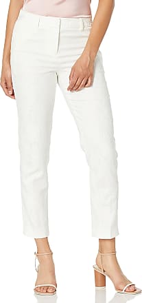 Tahari by ASL Womens Ankle Pant, Ivory, 16