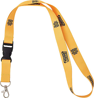 Louisiana State University LSU Tigers Geaux Car Keys ID Badge Holder  Lanyard Keychain Detachable Breakaway Snap Buckle (Yellow)