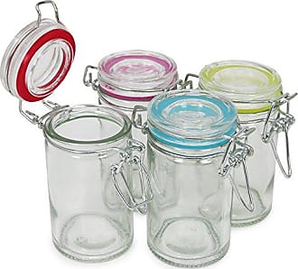 Einweckglas 8x Drahtbügelglas mit Bügelverschluss Einmachglas mit Gummiring