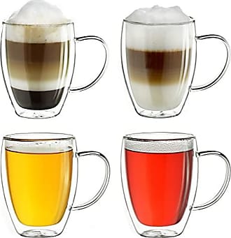 6 verres à latte macchiato 300 ml avec anse verres à café verres à boire
